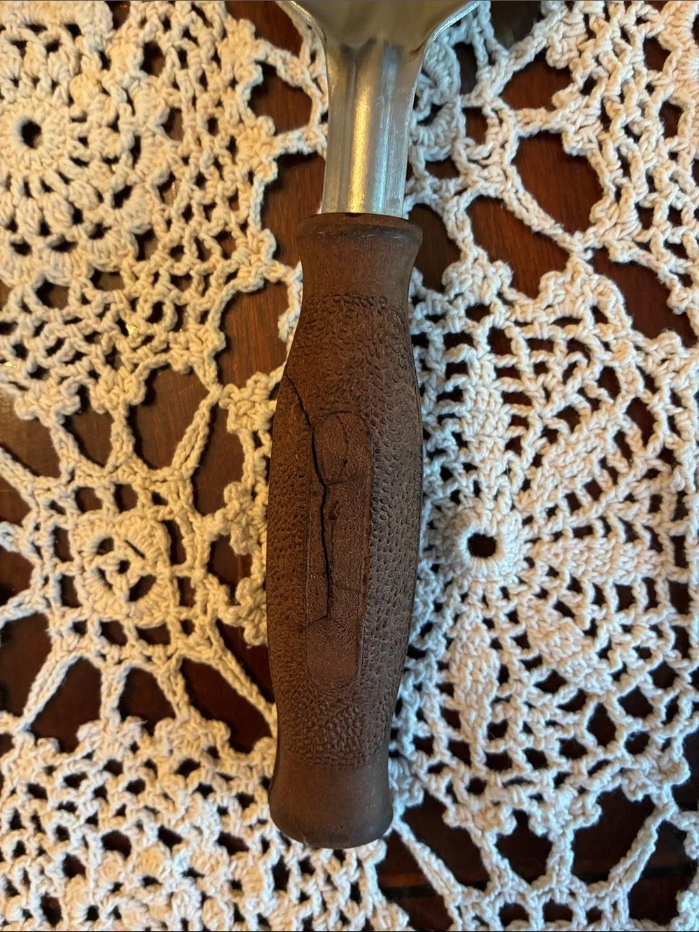 Vintage Ice Cream Scoop Spade wood Retro Kitchen metal Stainless Serving Spoon